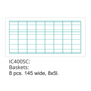 Statische IJscrème Vitrine - 8 x 5 L