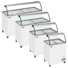 Statische IJscrème Vitrine - 8 x 5 L
