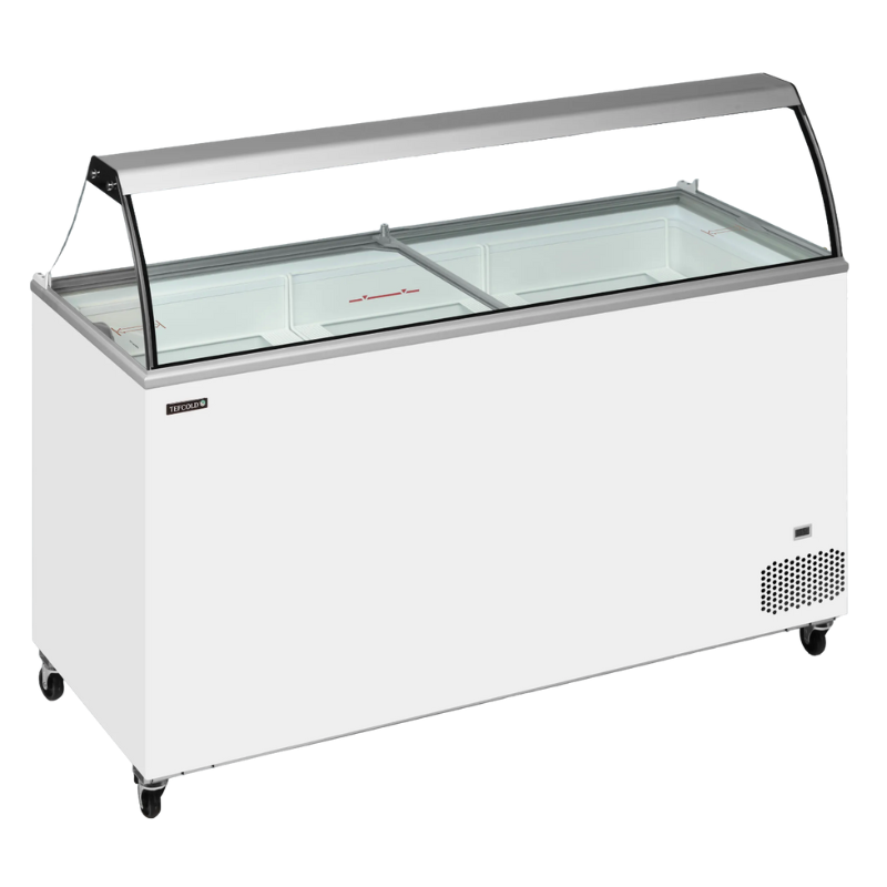 Statische IJscrème Vitrine - 9 x 5 L