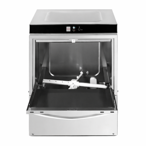 Professionele Vaatwasser met Spoelmiddeldoseerder en Reinigingsmiddel en Afvoerpomp - 50 x 50 cm - Dynasteel