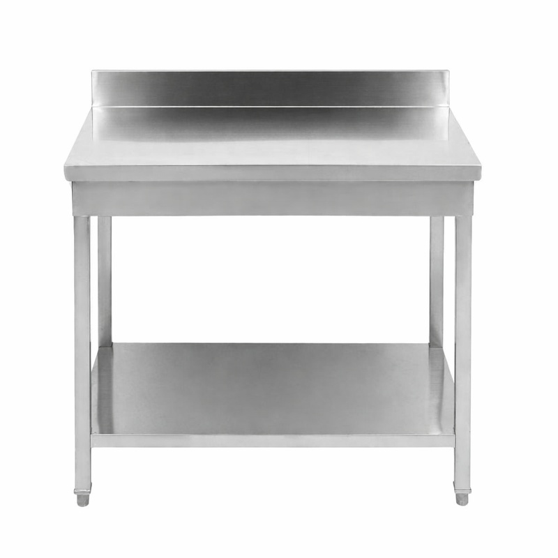 Tafel Inox Dynasteel: Diepte 700 mm, Lengte 800 mm
