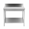 Table Inox Dynasteel : Profondeur 700 mm, Longueur 800 mm