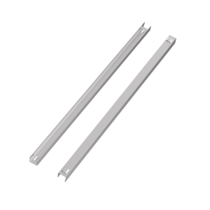 Paar Glijrails voor Koelwerkbanken D 600 mm - CombiSteel