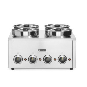 Bain-Marie voor Saus - 4 x 4 L - HENDI