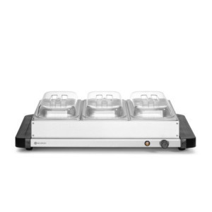 Elektrische Warmhoudplaat - 3 GN 1/3 - HENDI