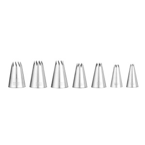 Set van 7 Stervormige Doppen - HENDI