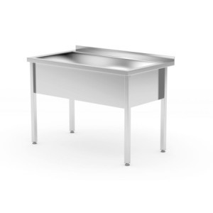 Plonge 1 Grand Bac Profi Line Gelast - D 700 x B 800 mm - HENDI