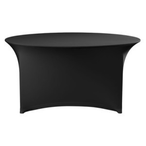 Hoes voor Ronde Tafel - Zwart - ø 1800 mm - HENDI