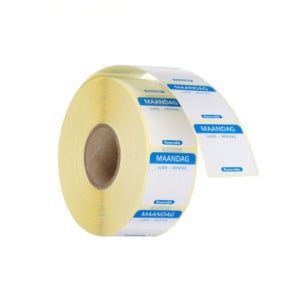 Traceerlabels Maandag - Rol van 1000 - HENDI