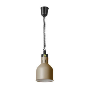 Verstelbare Cilindrische Warmtelamp - Beige - HENDI