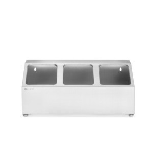 Ondersteuning voor Gastronormbakken - 3 Compartimenten - HENDI