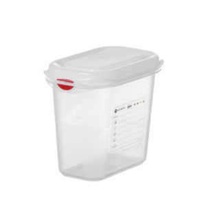 Bac GN 1/9 Transparant in PP - 1,5 L - HENDI