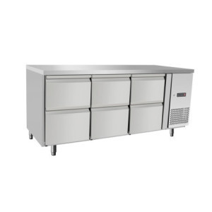 Koelkast Toonbank 6 Laden - 420 L - HENDI