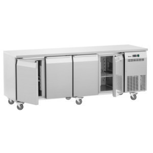 Positive Kühltisch - 4 Türen GN 1/1 - Tiefe 700 - Bartscher