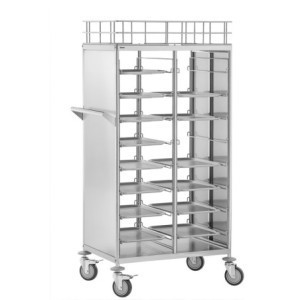 Plateauwagen 16 niveaus - 330 x 530 mm - Bartscher