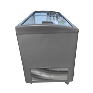 Gefrierschrank Edelstahloptik mit Glasschiebetüren - 500 L - TENSAI