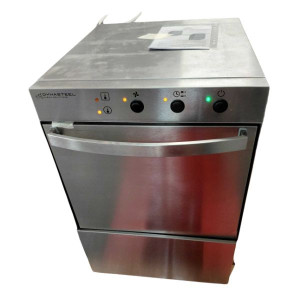 Professionele Vaatwasser met Spoelmiddeldoseerder en Reinigingsmiddel - 40 x 40 cm - Dynasteel