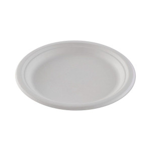 Runde Teller aus Bagasse - 26,1 cm - Packung mit 50 - FourniResto