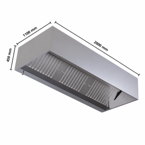 Afzuigkap Cubique 1100 Led Zonder Motor - Dynasteel Innovatief