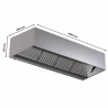 Afzuigkap Cubic Led 2000mm Zonder Motor Dynasteel - Professionele Premium