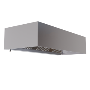 Afzuigkap Cubic Led 2000mm Zonder Motor Dynasteel - Professionele Premium