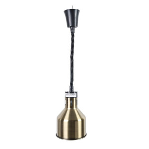 Golden Heat Lamp with Refurbished Bulb
