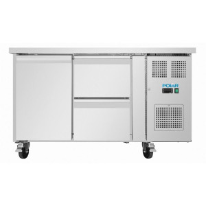 Table Réfrigérée à 1 Porte et 2 Tiroirs - 314 L - Polar
