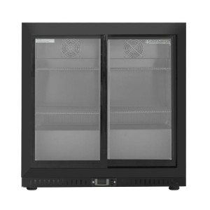 Koelachterbar - 2 Schuifdeuren van Glas en Gereviseerd