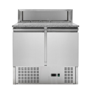 Meuble à Pizza Réfrigéré - 2 Portes - 5 Bacs GN 1/6 Reconditionné
