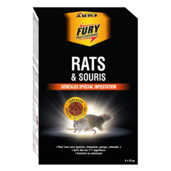 Voorverpakte Graanzakjes voor Ratten en Muizen - Set van 6 x 25 g