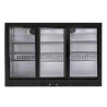 Koelachterbar 320 L 3 Schuifdeuren van Glas