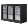 Koelachterbar 320 L 3 Schuifdeuren van Glas