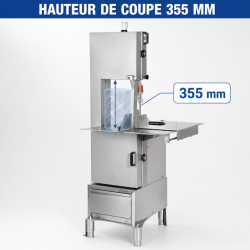 Botzaag Pro Dynasteel 2400 mm 2200 W 380 V Inox