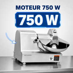 Cutter Horizontale Professionele 10 L 750 W — Dynasteel
