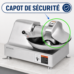 Cutter Horizontale Professionele 10 L 750 W — Dynasteel