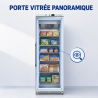 Freezer Cabinet 400 L Glazed Ventilated Cold -18/-22°C