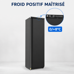Positieve Koelkastkast 400 L Zwart 0/+8°C