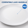 Ronde Melamine Bord Ø 17,7 cm Wit - Set van 10