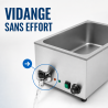 Bain-Marie Pro GN 1/1 20 L 1200 W Inox met Aftap