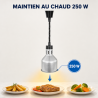 Lampe Verwarming Pro 250 W Ø 175 mm Roestvrij Staal Uiterlijk