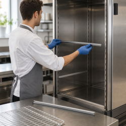 Paar Schienen 645 mm Kühlschrank 1400 L