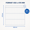 450x470 mm Shelf Negative Refrigerated Cabinet 200 L