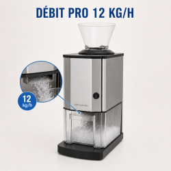 Electric Ice Crusher 12 kg/h 60 W Stainless Steel