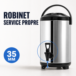 Isothermal Beverage Dispenser 7.5 L Stainless Steel AISI 304