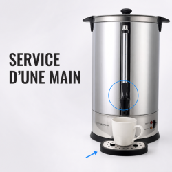 Professional Percolator 14 L 100 Cups 1650 W Stainless Steel