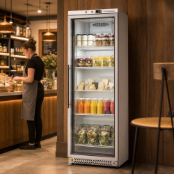 Glasgekühlter Kühlschrank 380 L 0/+8°C