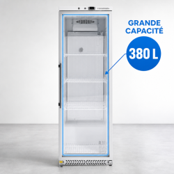 Glazen Koelvitrine 380 L 0/+8°C