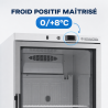 Glazen Koelvitrine 380 L 0/+8°C