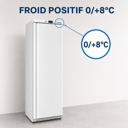 Positive Kühlschrank 380 L 0/+8°C Volltür