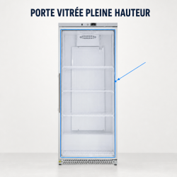 Positive Kühlschrank 590 L verglast 0/+8°C